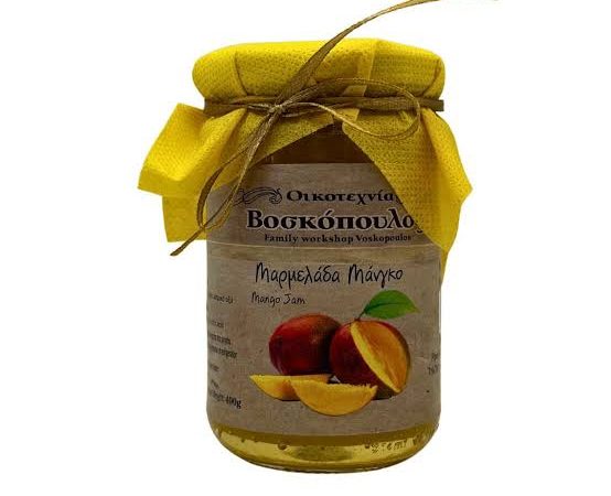 Μαρμελάδα Μάνγκο 400g- ‘’Οικοτεχνία Βοσκόπουλος’’