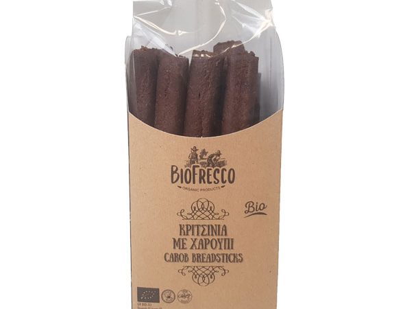Χειροποίητα Κριτσίνια με Χαρούπι Bio 140g- ‘’BioFresco’’