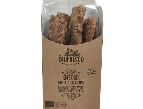 Χειροποίητα Κριτσίνια με Ηλιόσπορο Bio 140g- ‘’BioFresco’’