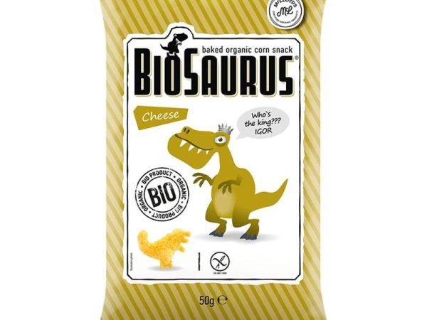 Biosaurus Βιολογικά Γαριδάκια χωρίς Γλουτένη με Τυρί 50g- ‘’McLloyd's''