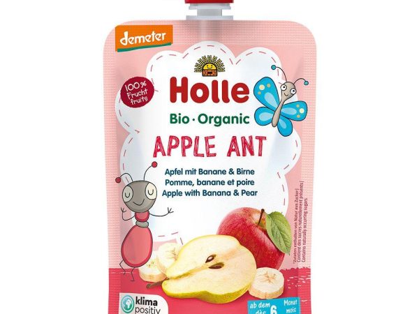 Πουρές Μήλο με Μπανάνα & Αχλάδι Bio 100g – ‘’Holle’’