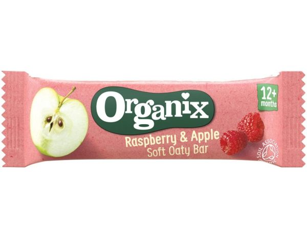 Μαλακή Μπάρα Βρώμης με Σμέουρο & Μήλο Βio 23g – ‘’Organix’’